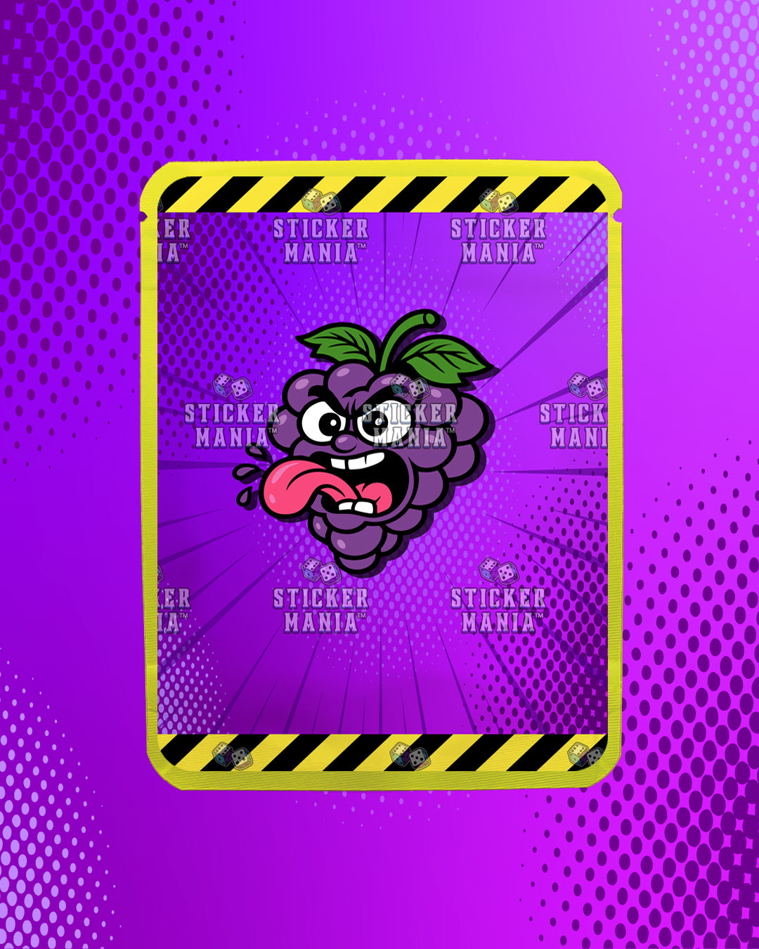 Nuclear Kush Grape Explosion | Pre-Made Sticker Bag | 3.5g