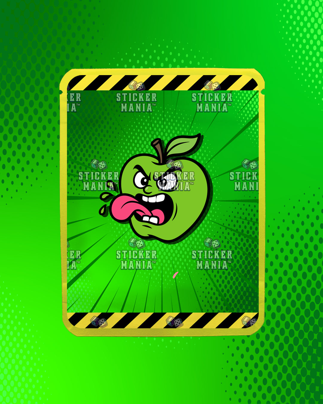 Nuclear Kush Toxic Apple | Pre-Made Sticker Bag | 3.5g