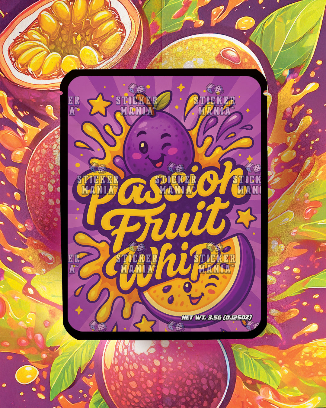 Passion fruit Whip | Pre-Made Sticker Bag | 3.5g