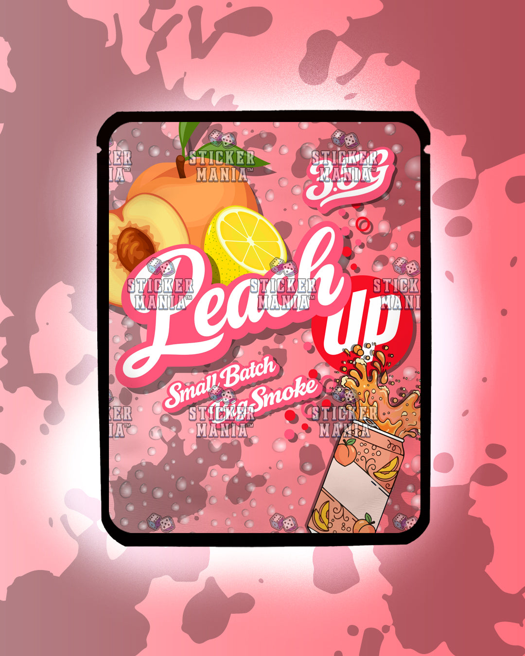 Peach Up | Pre-Made Sticker Bag | 3.5g