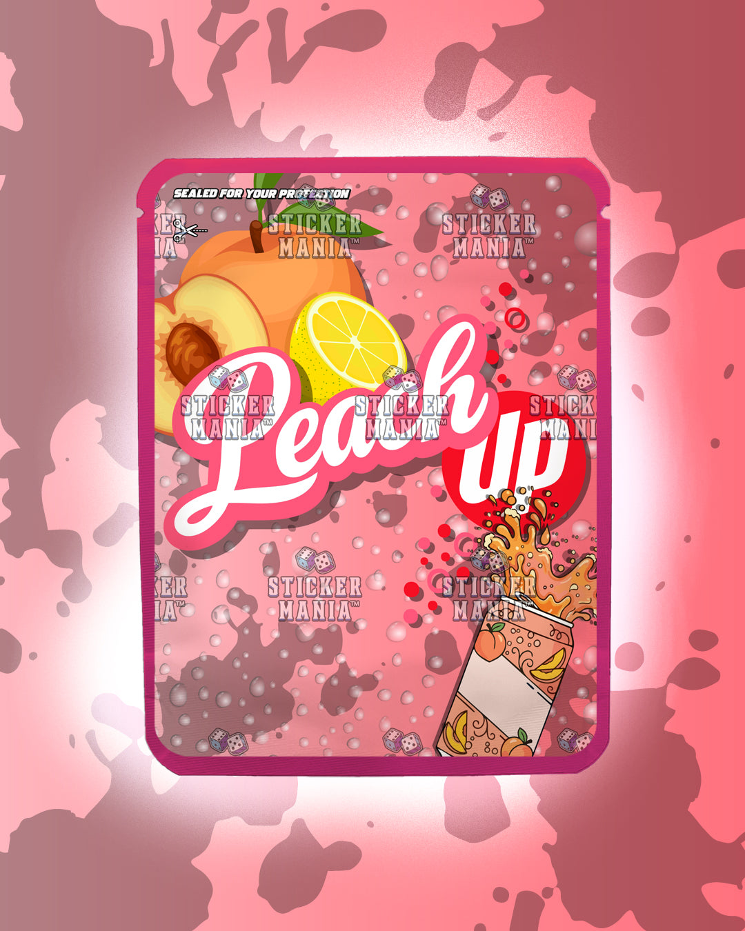 Peach Up | Pre-Made Sticker Bag | 3.5g