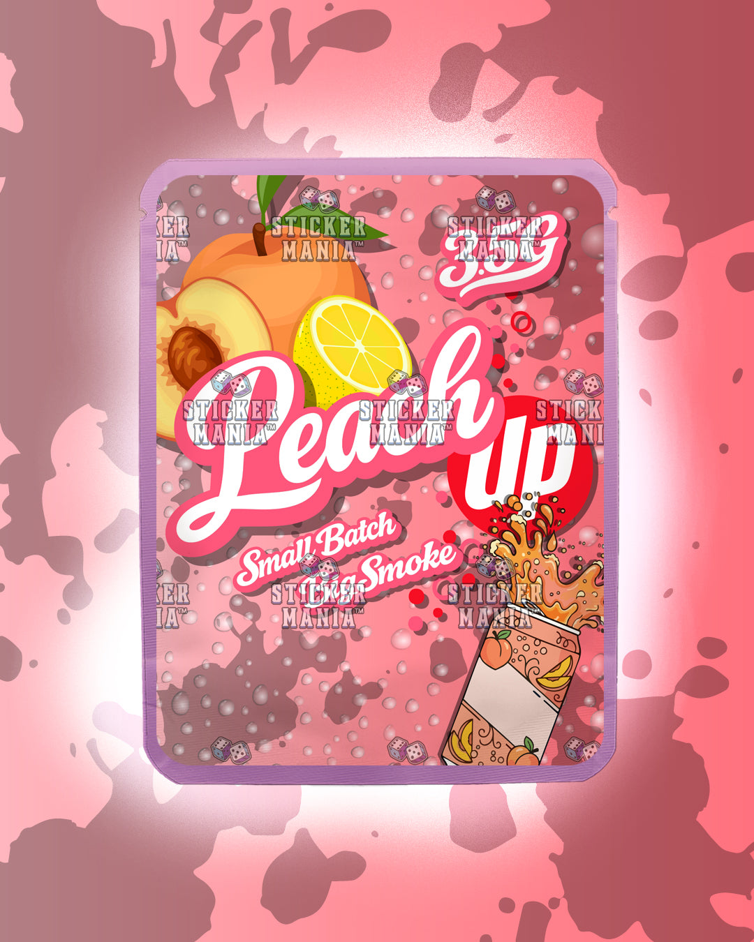 Peach Up | Pre-Made Sticker Bag | 3.5g