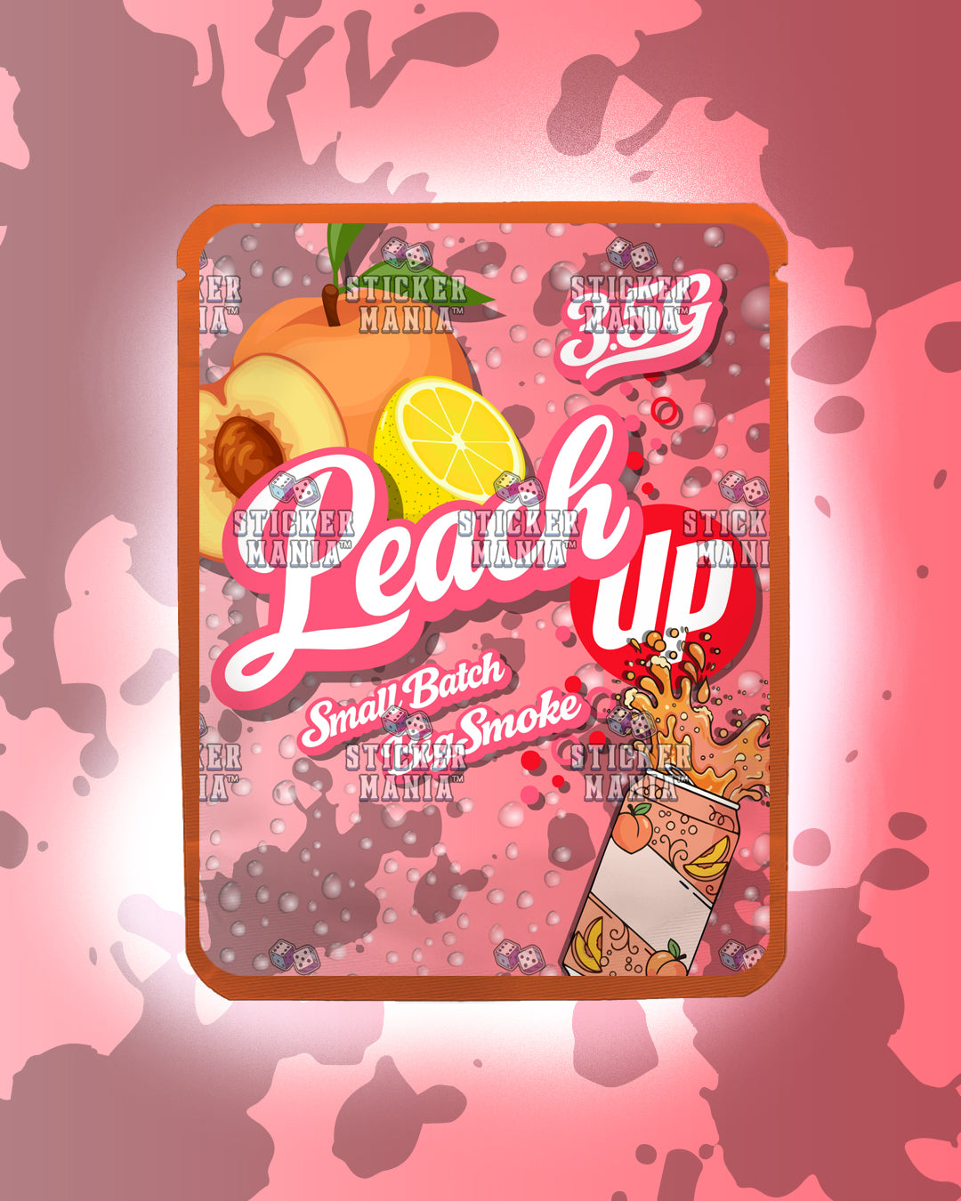 Peach Up | Pre-Made Sticker Bag | 3.5g
