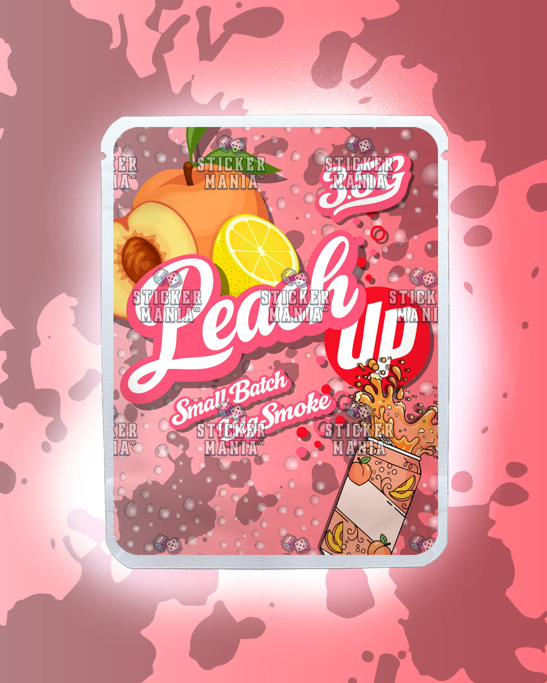 Peach Up | Pre-Made Sticker Bag | 3.5g