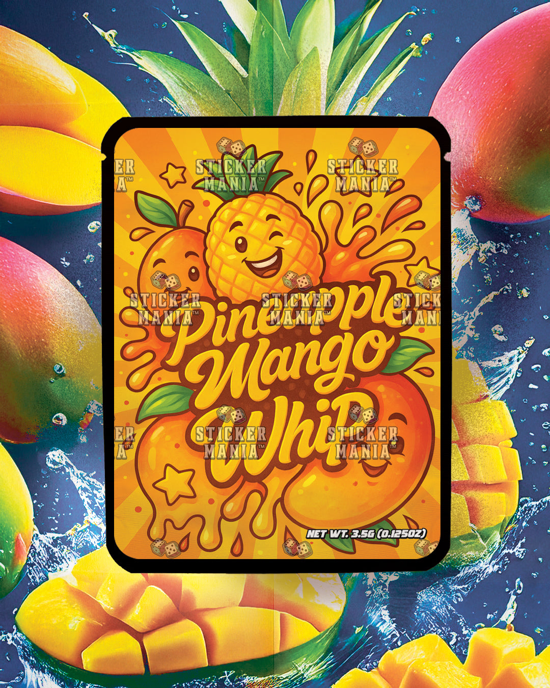 Pineapple Mango Whip | Pre-Made Sticker Bag | 3.5g