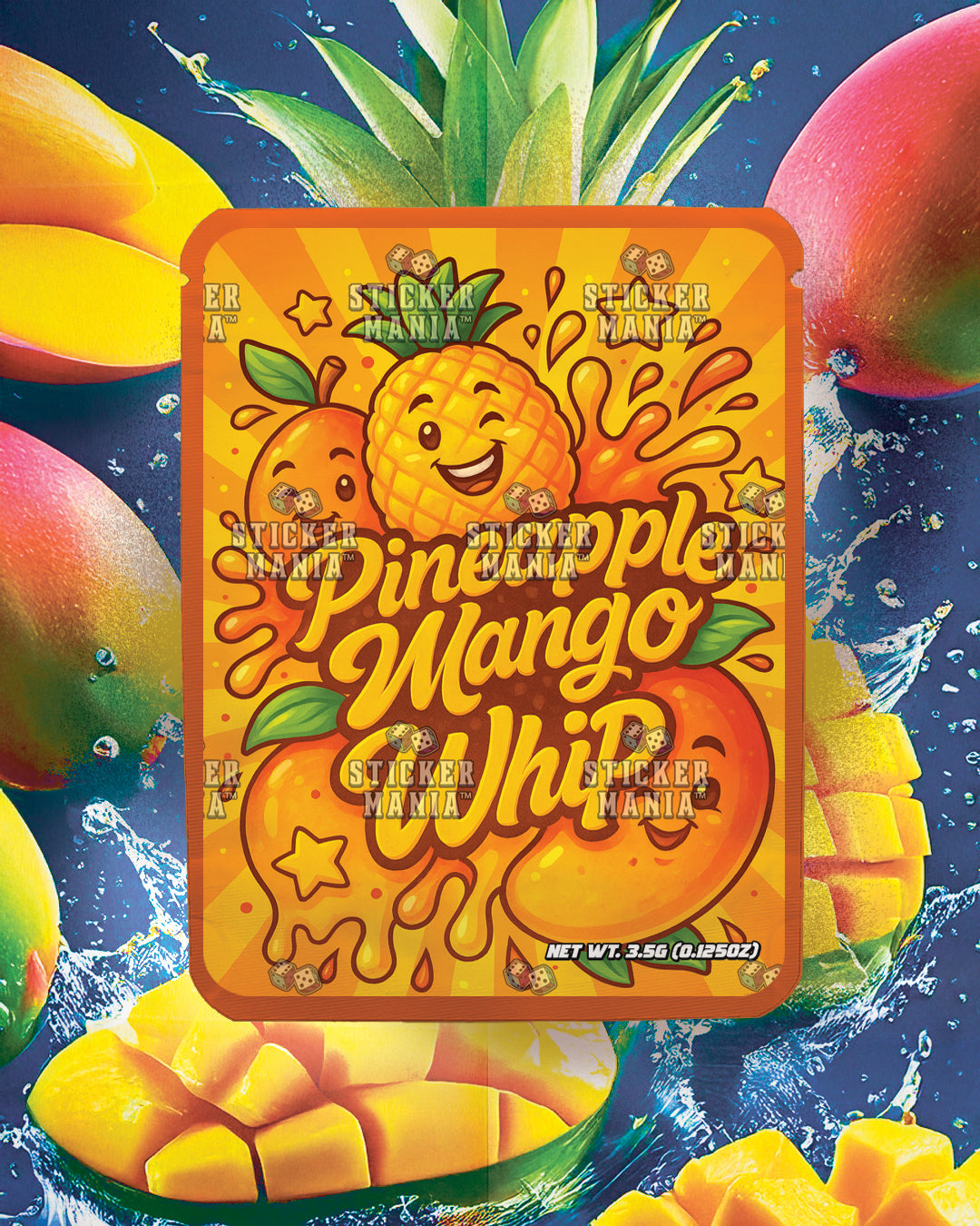 Pineapple Mango Whip | Pre-Made Sticker Bag | 3.5g