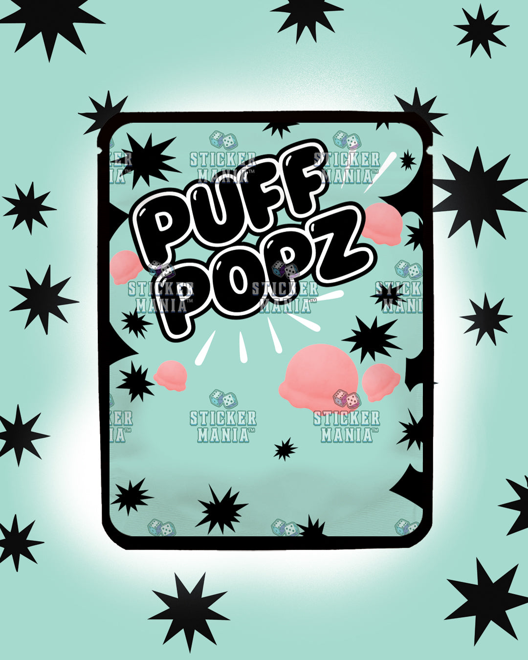Puff Popz Ice Cream | Pre-Made Sticker Bag | 3.5g