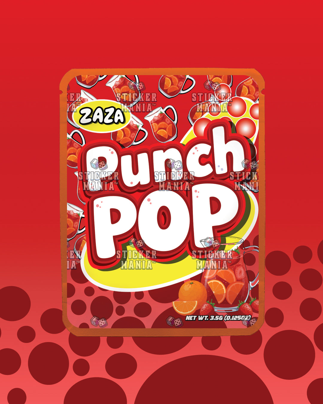 Punch Pop | Pre-Made Sticker Bag | 3.5g