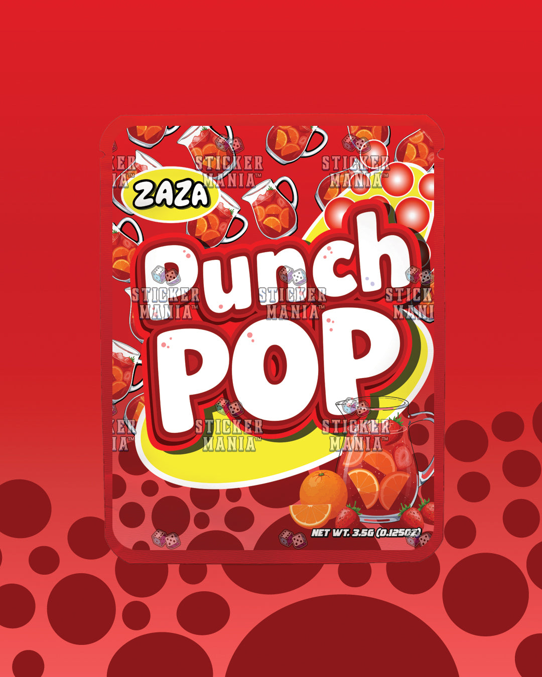 Punch Pop | Pre-Made Sticker Bag | 3.5g