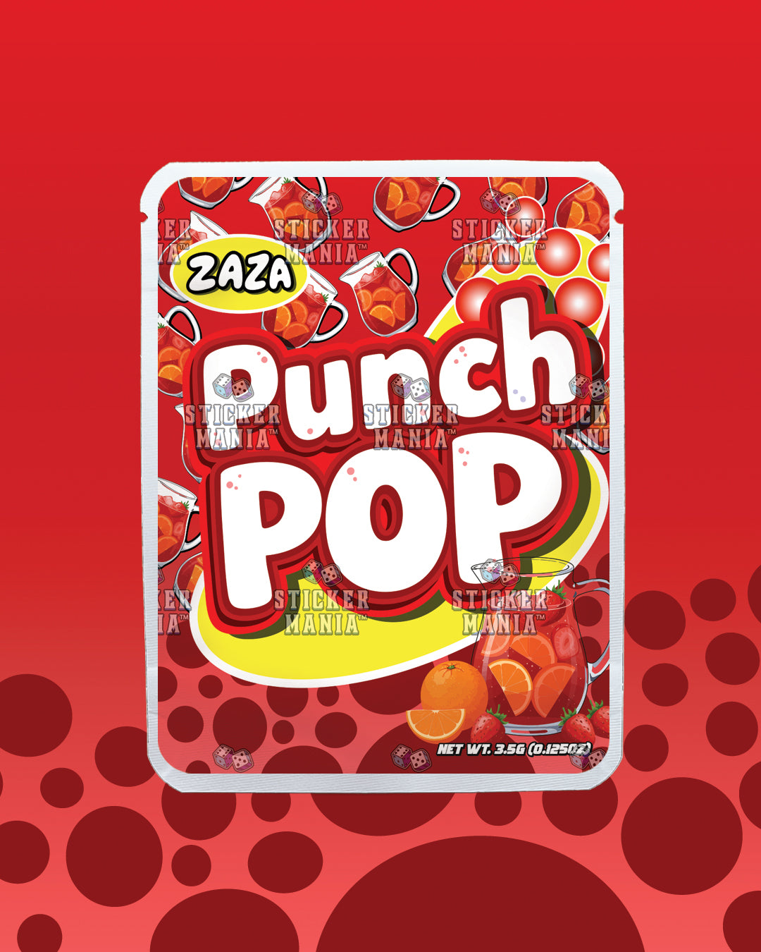 Punch Pop | Pre-Made Sticker Bag | 3.5g