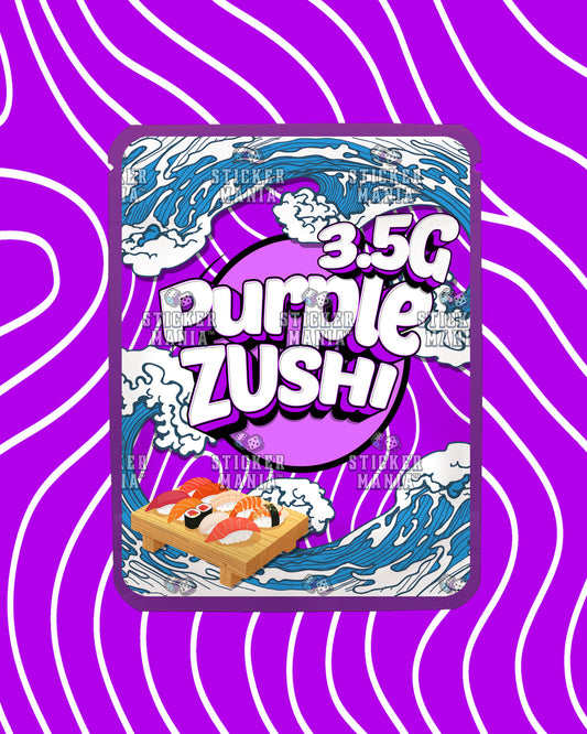 Purple Zushi | Pre-Made Sticker Bag | 3.5g