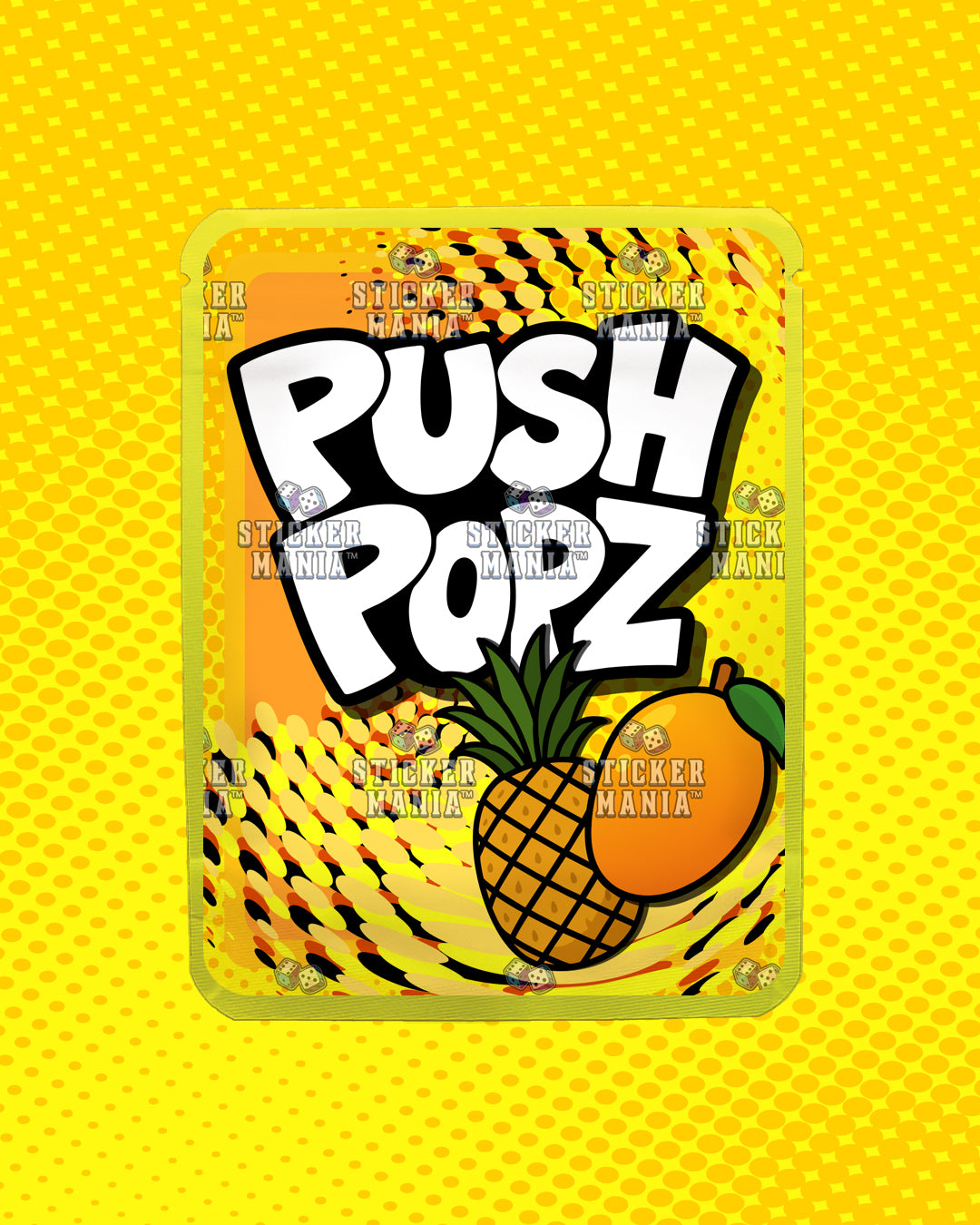 Push Popz Tropical Twist | Pre-Made Sticker Bag | 3.5g