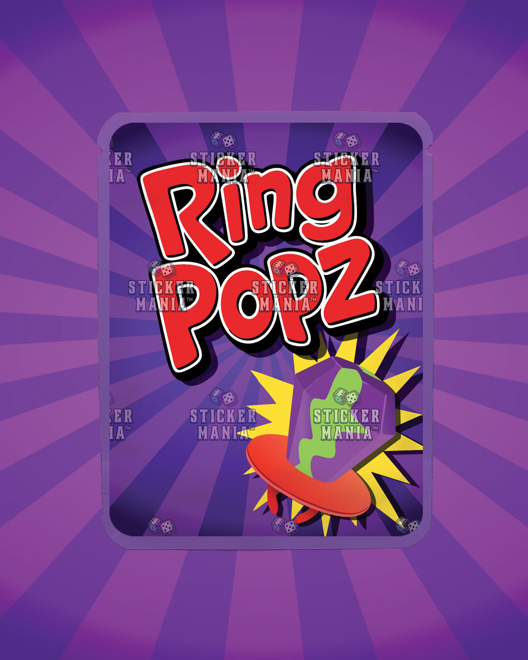 Ring Popz Dirty Sprite | Pre-Made Sticker Bag | 3.5g