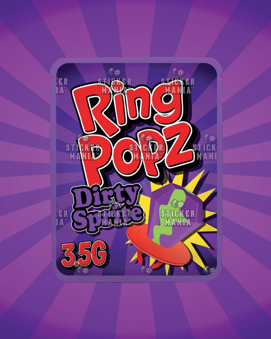 Ring Popz Dirty Sprite | Pre-Made Sticker Bag | 3.5g