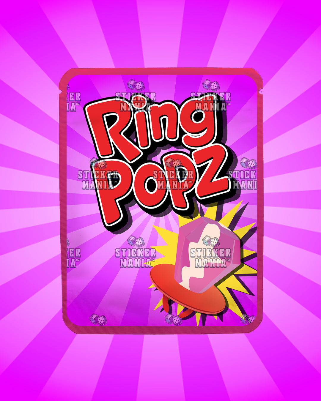 Ring Popz Guava Lychee | Pre-Made Sticker Bag | 3.5g