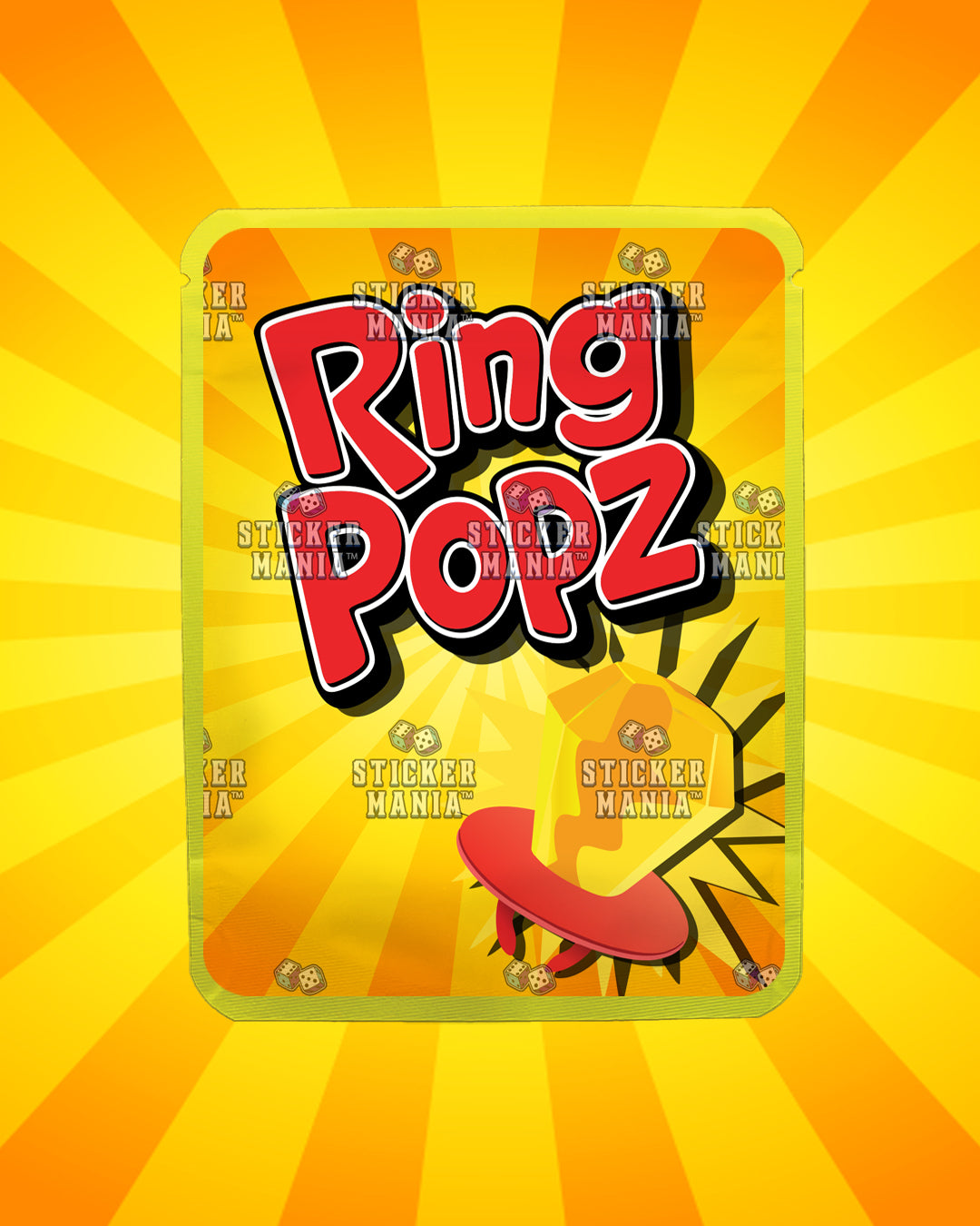 Ring Popz Papaya Mango Float | Pre-Made Sticker Bag | 3.5g