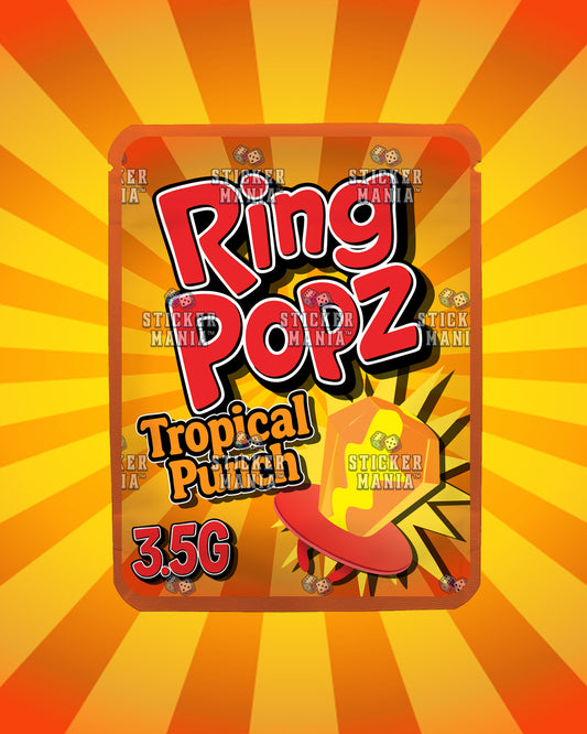 Ring Popz Tropical Punch | Pre-Made Sticker Bag | 3.5g