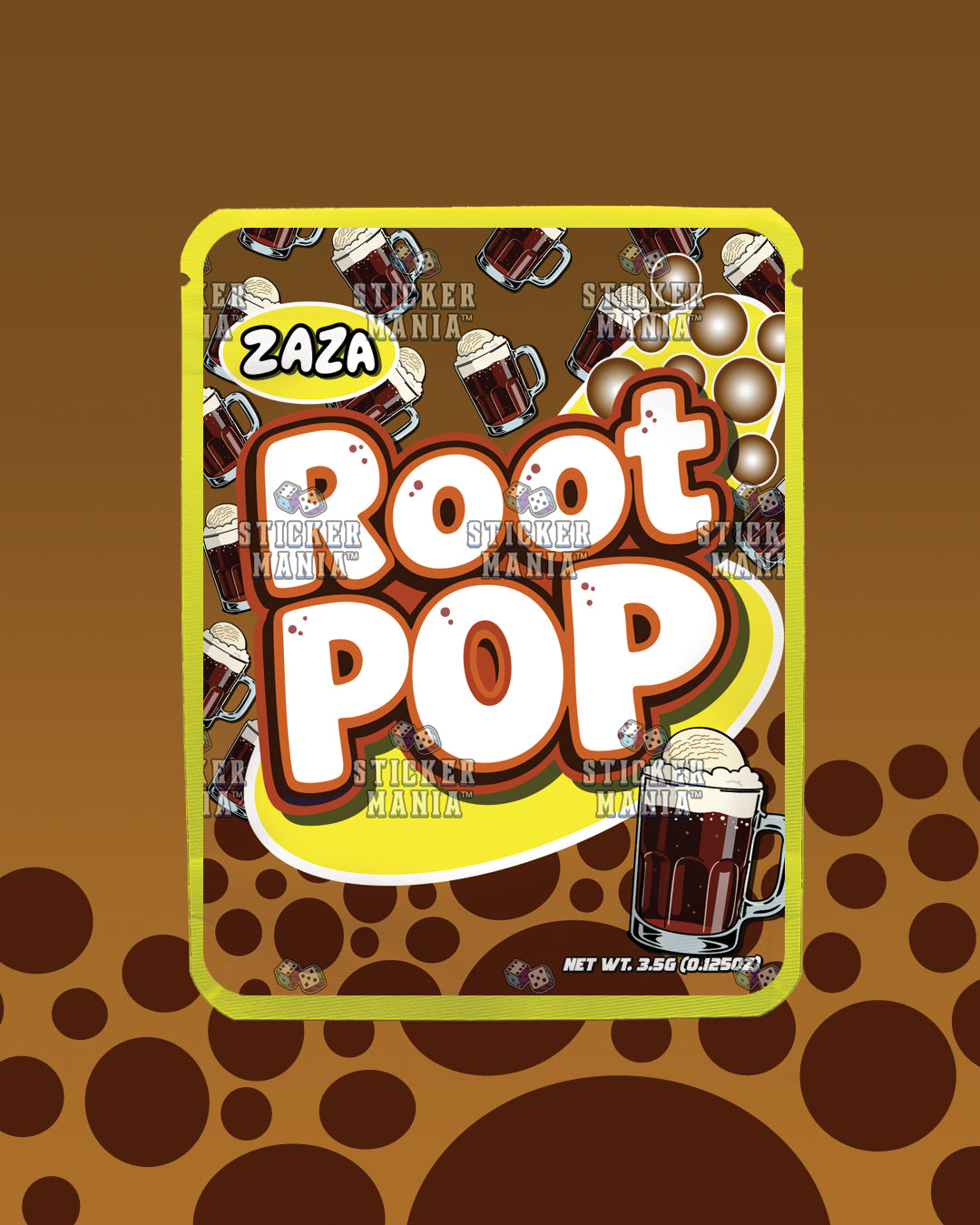 Root Pop | Pre-Made Sticker Bag | 3.5g