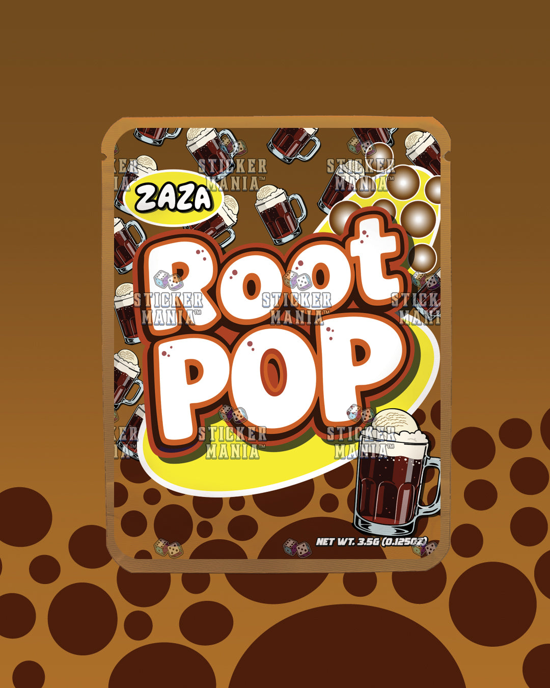 Root Pop | Pre-Made Sticker Bag | 3.5g