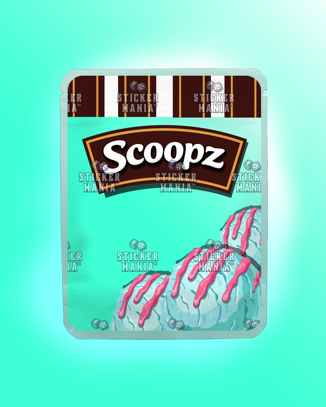 Scoopz Birthday Cake Batter | Pre-Made Sticker Bag | 3.5g