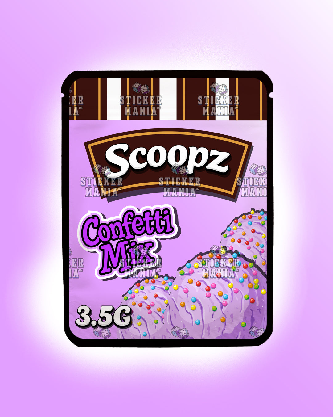 Scoopz Confetti Mix | Pre-Made Sticker Bag | 3.5g