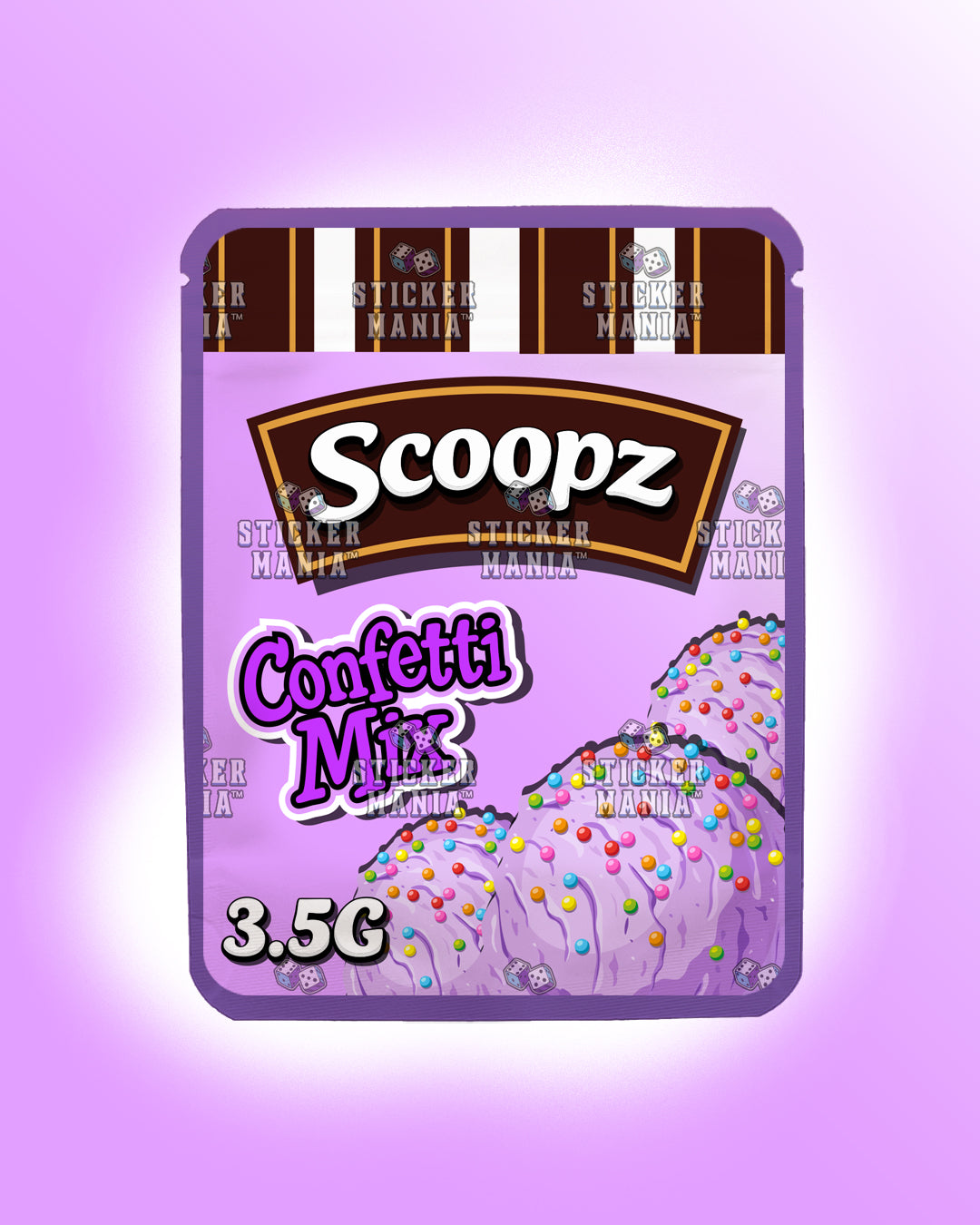 Scoopz Confetti Mix | Pre-Made Sticker Bag | 3.5g