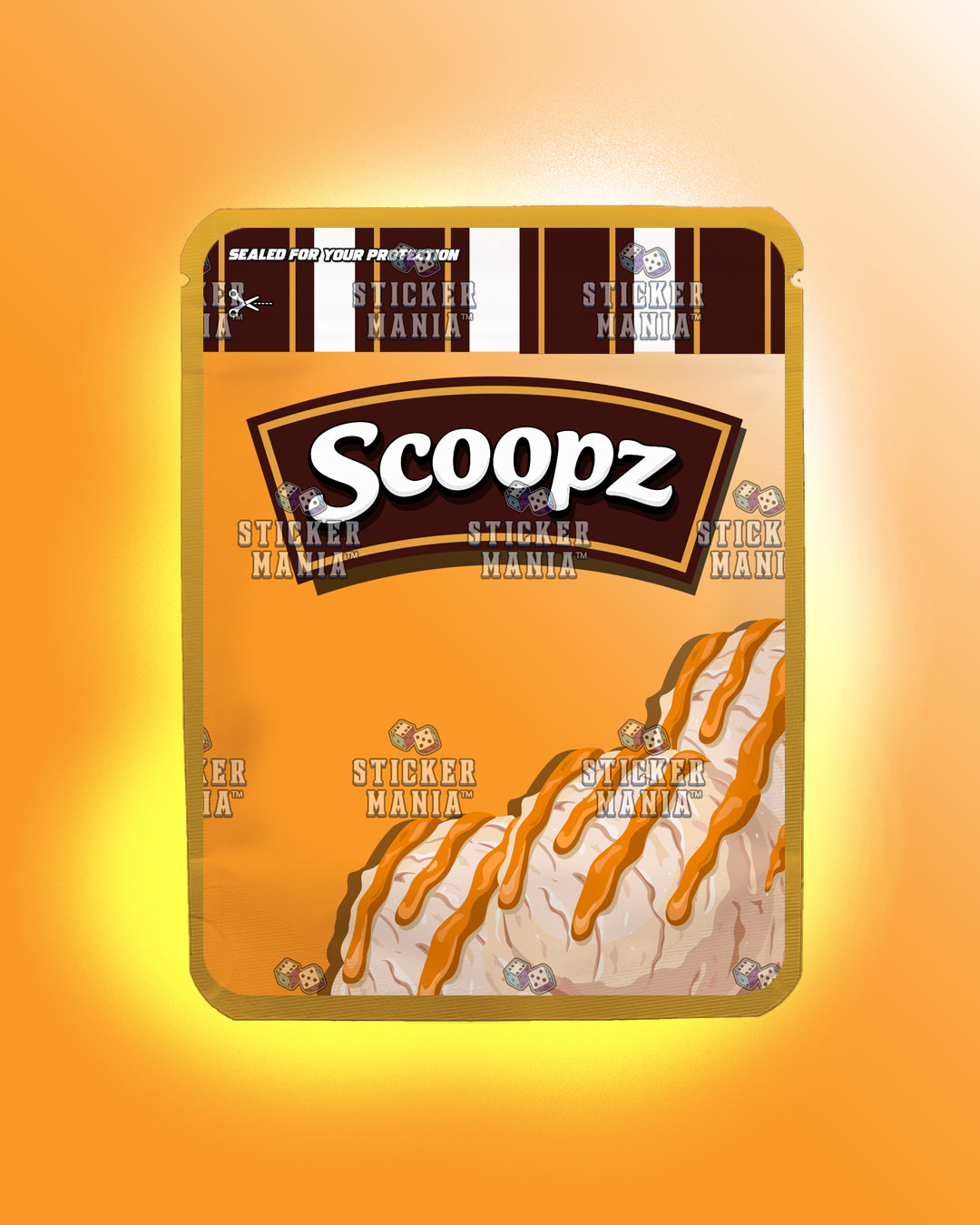 Scoopz Dulce De Leche | Pre-Made Sticker Bag | 3.5g