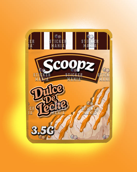 Scoopz Dulce De Leche | Pre-Made Sticker Bag | 3.5g