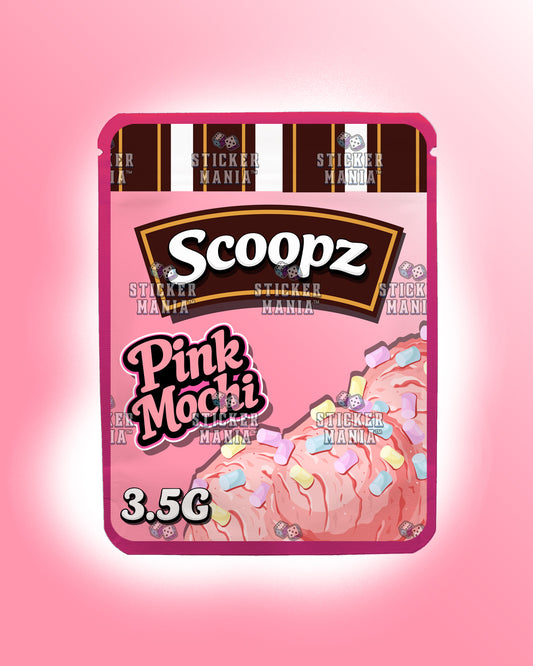 Scoopz Pink Mochi | Pre-Made Sticker Bag | 3.5g