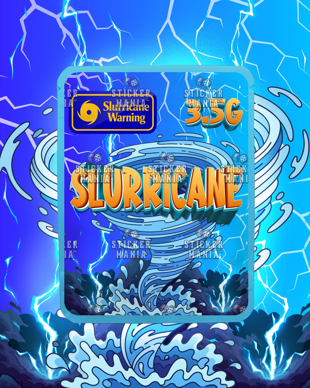 Slurricane | Pre-Made Sticker Bag | 3.5g