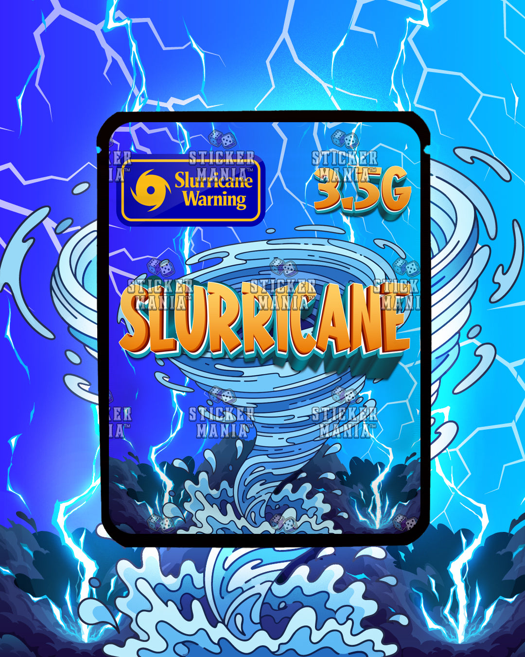 Slurricane | Pre-Made Sticker Bag | 3.5g