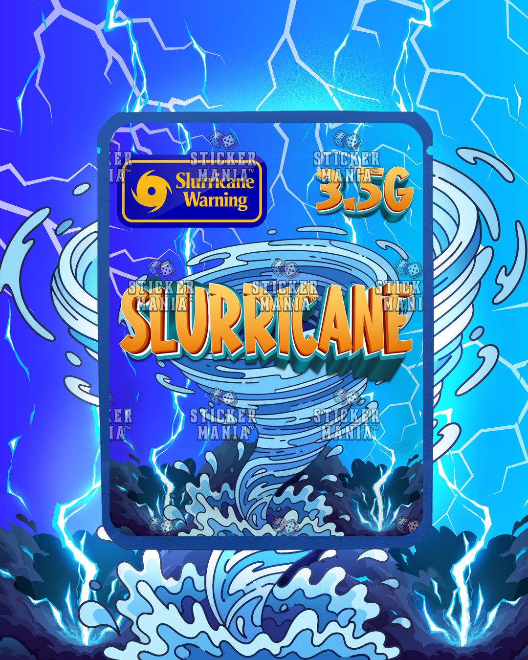 Slurricane | Pre-Made Sticker Bag | 3.5g