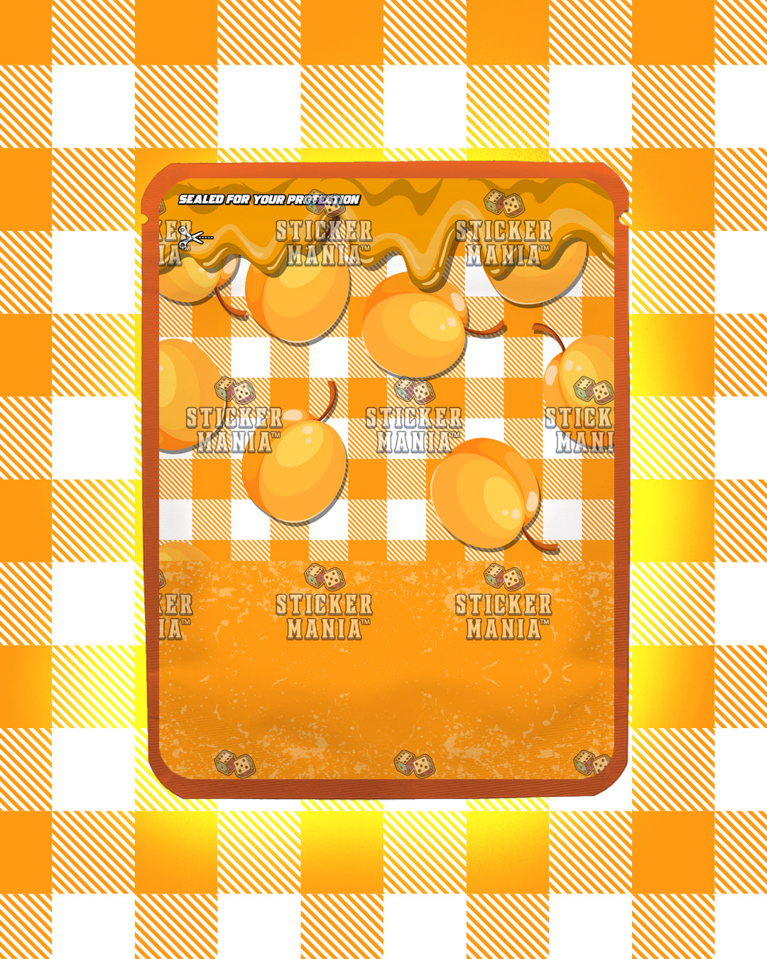 Smokeables Apricot | Pre-Made Sticker Bag | 3.5g