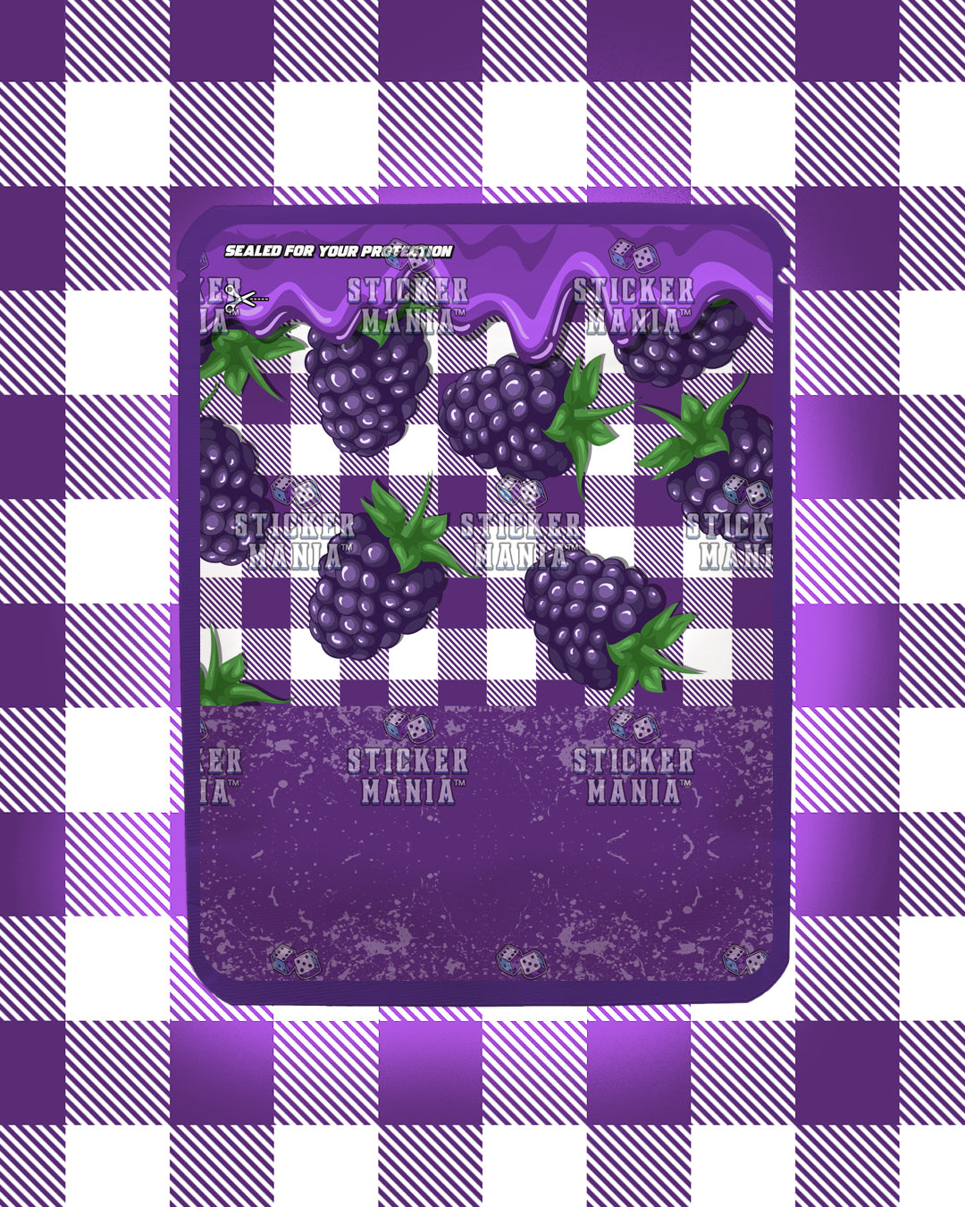 Smokeables Blackberry | Pre-Made Sticker Bag | 3.5g