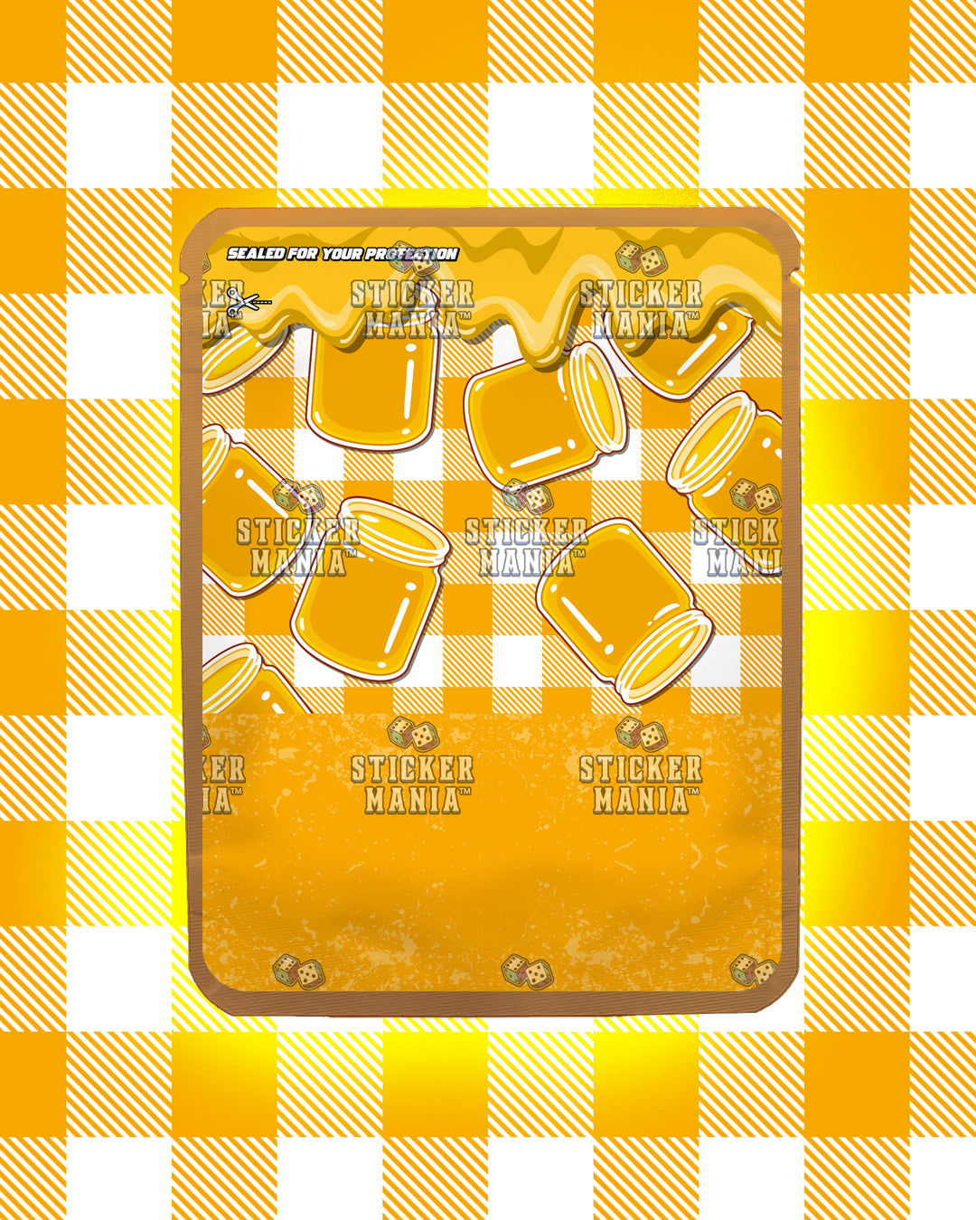 Smokeables Honey | Pre-Made Sticker Bag | 3.5g