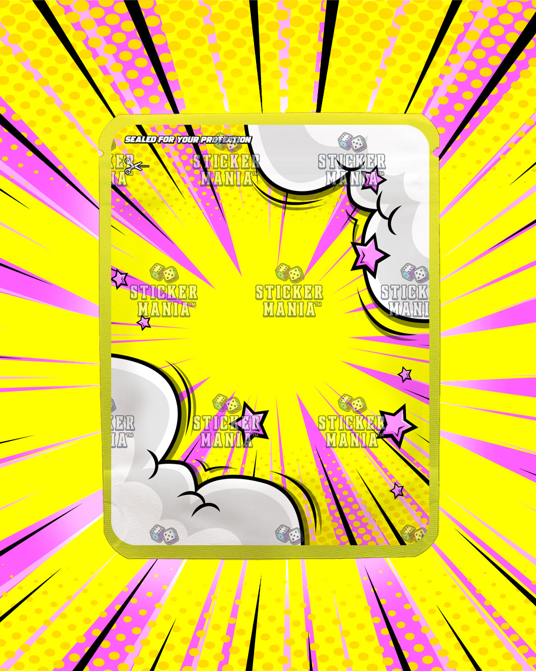 Smoked Pink Lemon | Pre-Made Sticker Bag | 3.5g