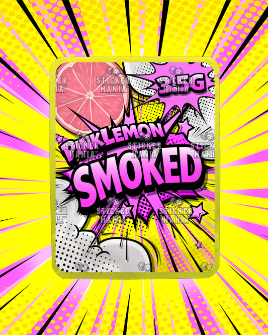 Smoked Pink Lemon | Pre-Made Sticker Bag | 3.5g