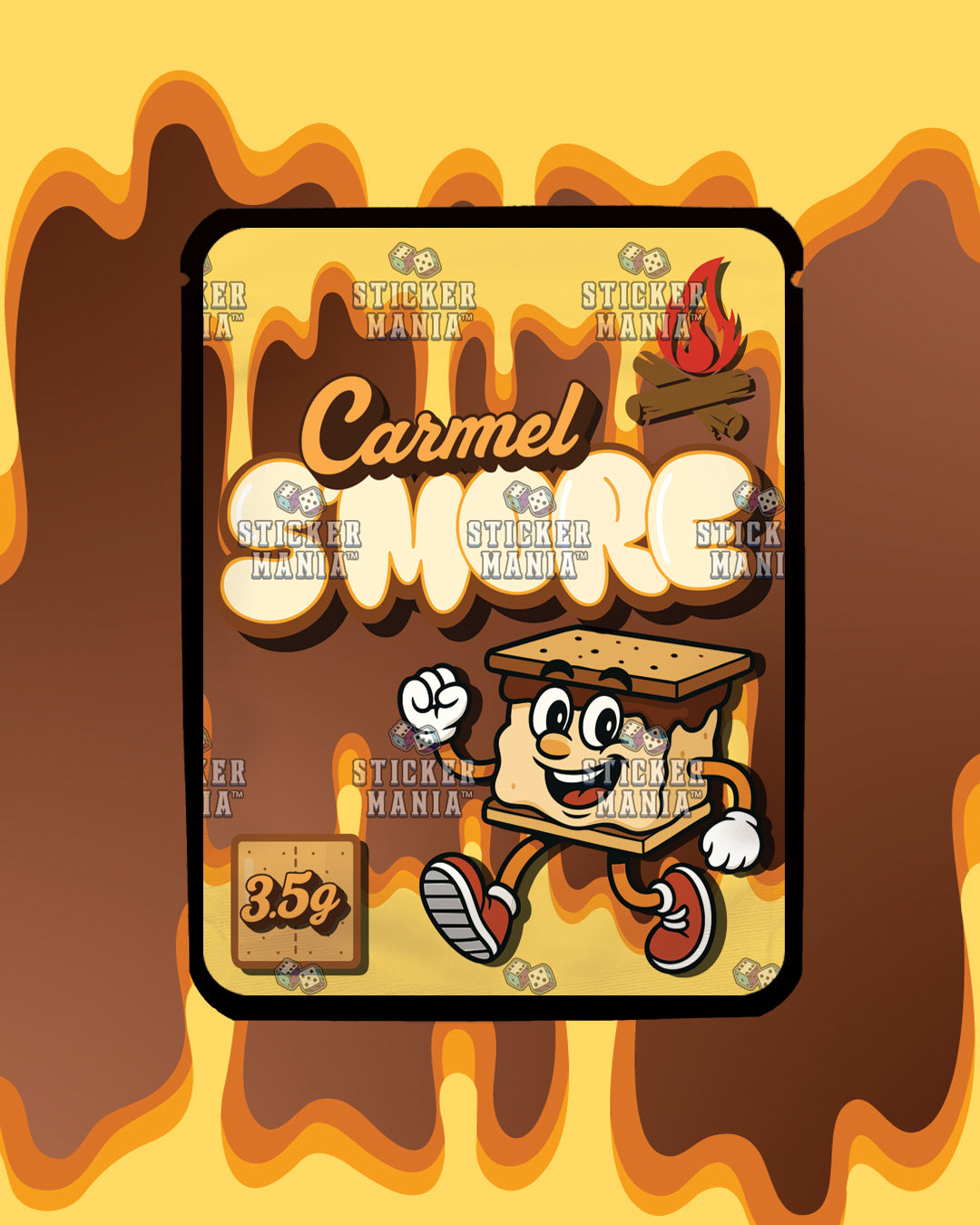 Smore Carmel | Pre-Made Sticker Bag | 3.5g