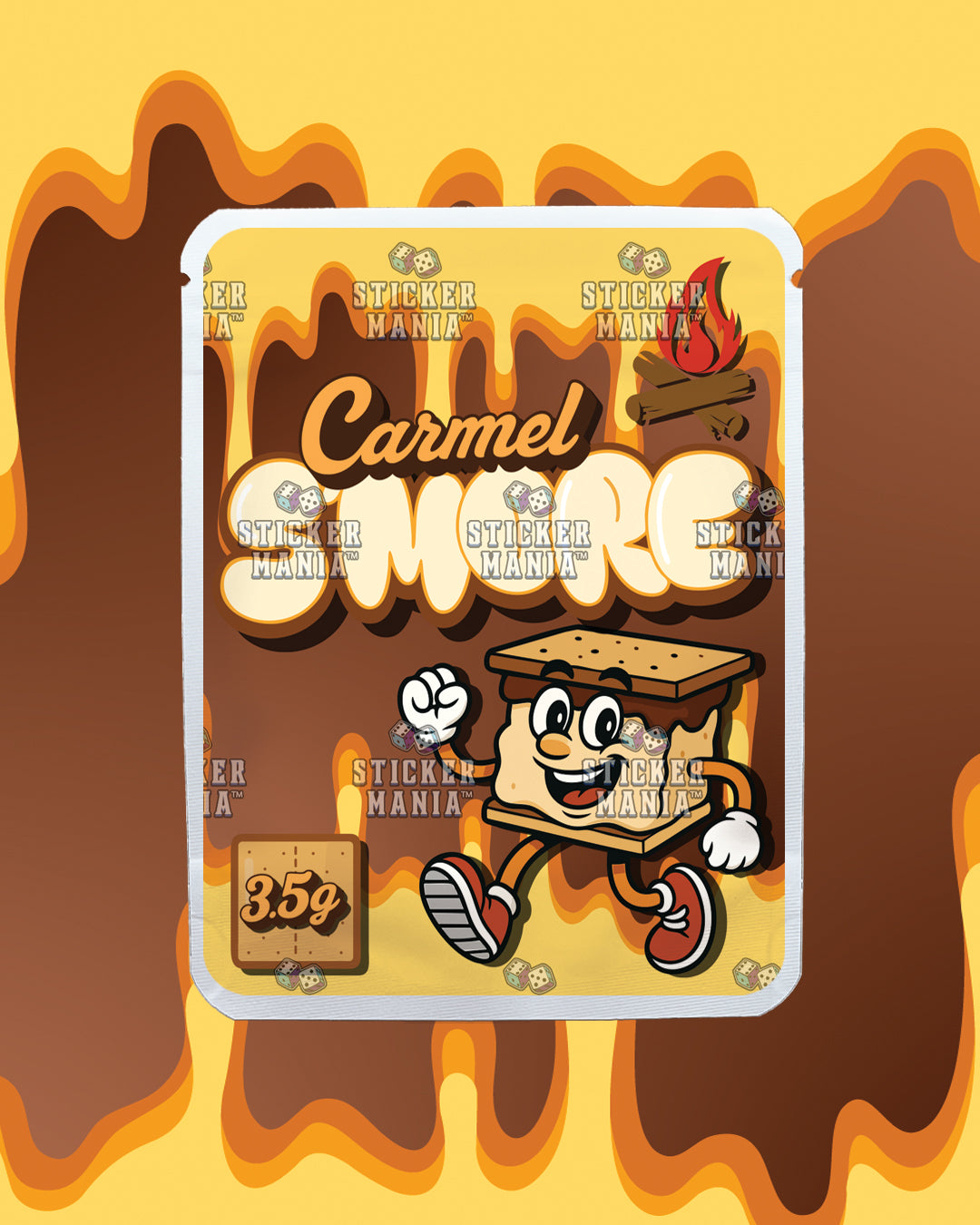 Smore Carmel | Pre-Made Sticker Bag | 3.5g