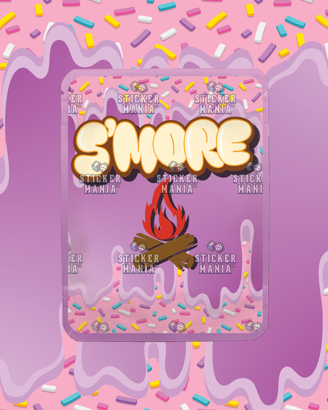 Smore Confetti | Pre-Made Sticker Bag | 3.5g