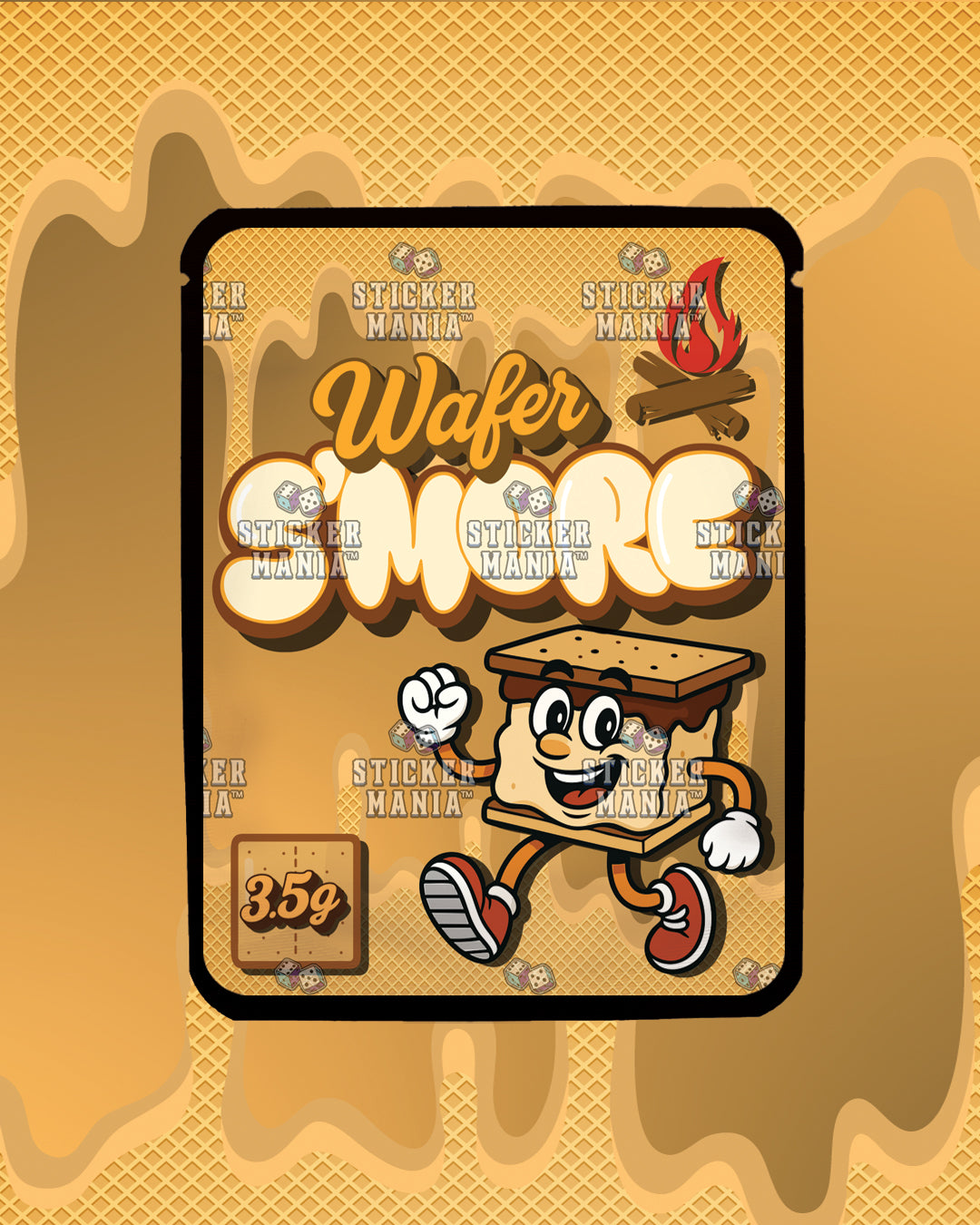 Smore Wafer | Pre-Made Sticker Bag | 3.5g