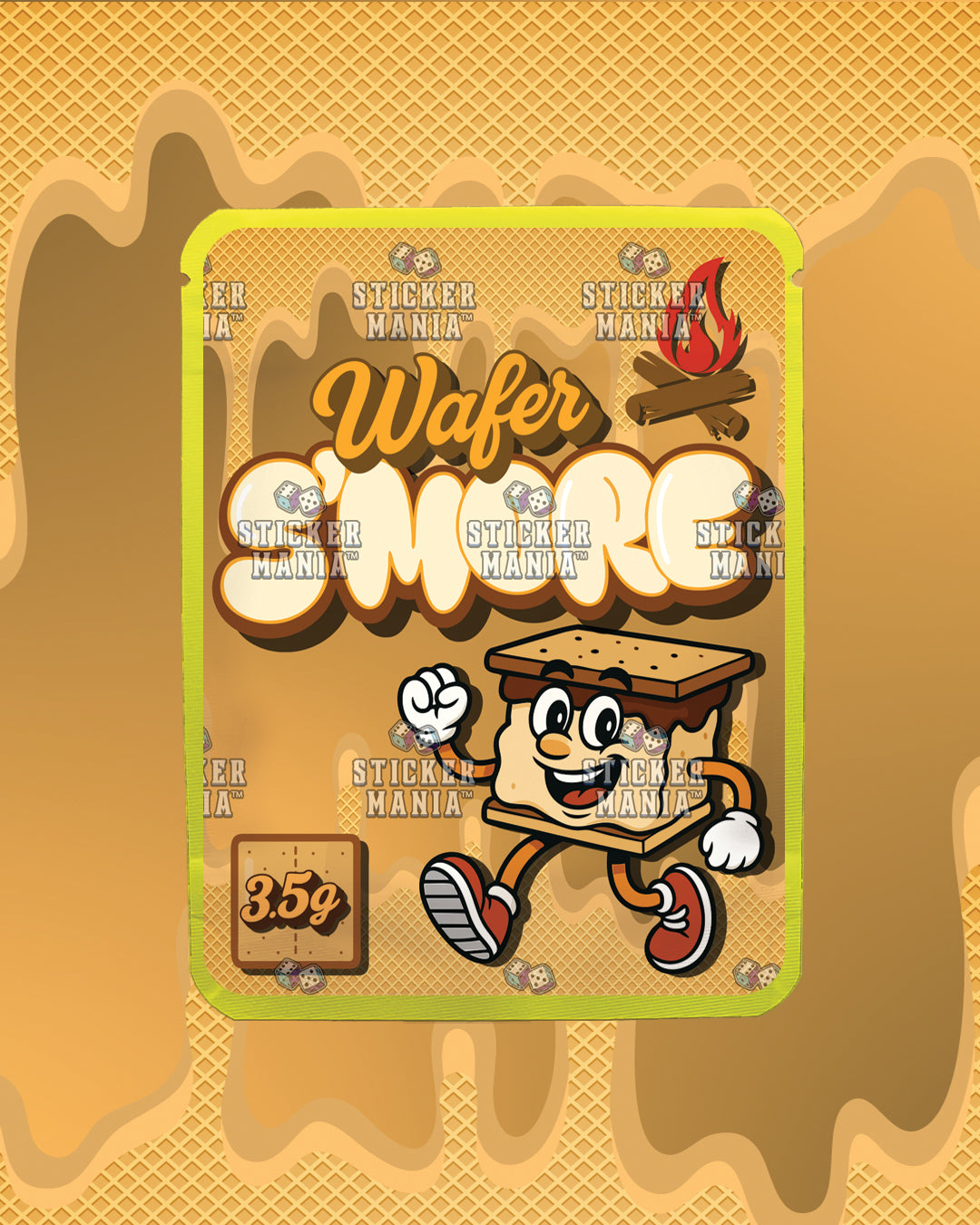 Smore Wafer | Pre-Made Sticker Bag | 3.5g
