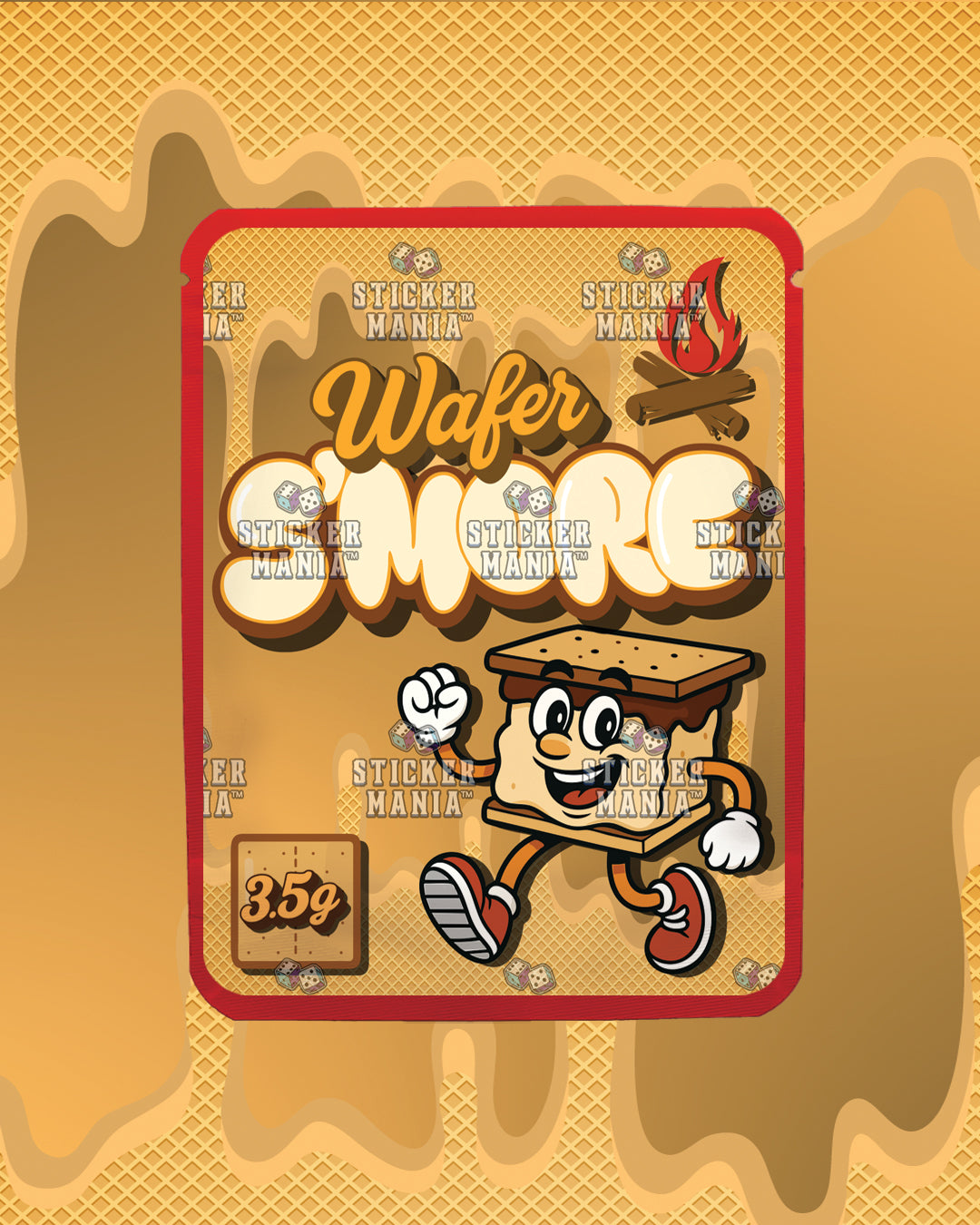 Smore Wafer | Pre-Made Sticker Bag | 3.5g