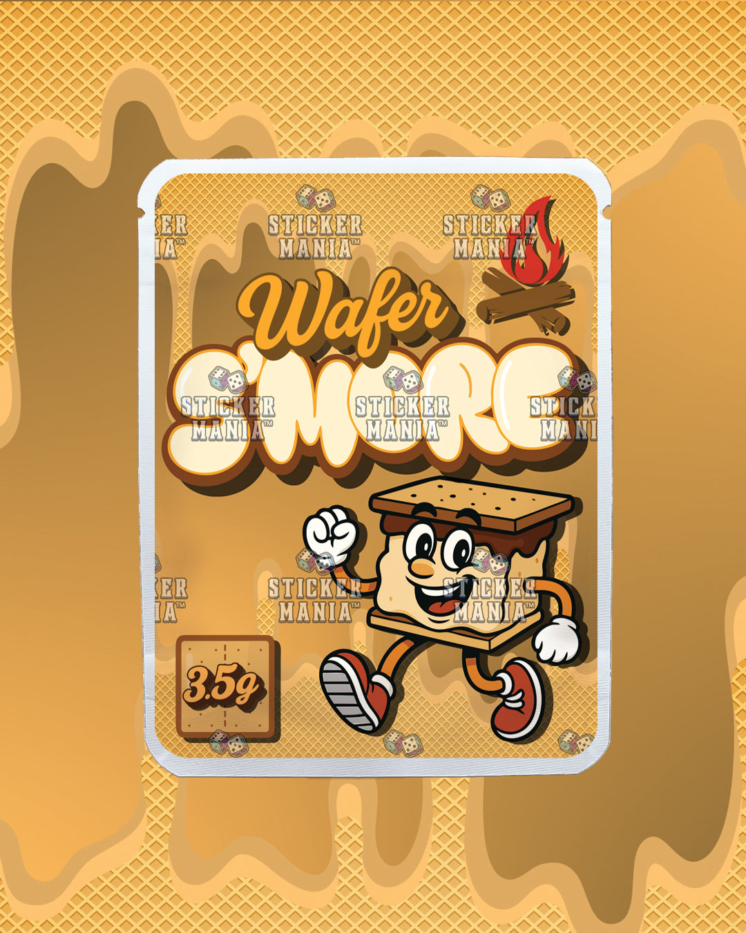 Smore Wafer | Pre-Made Sticker Bag | 3.5g