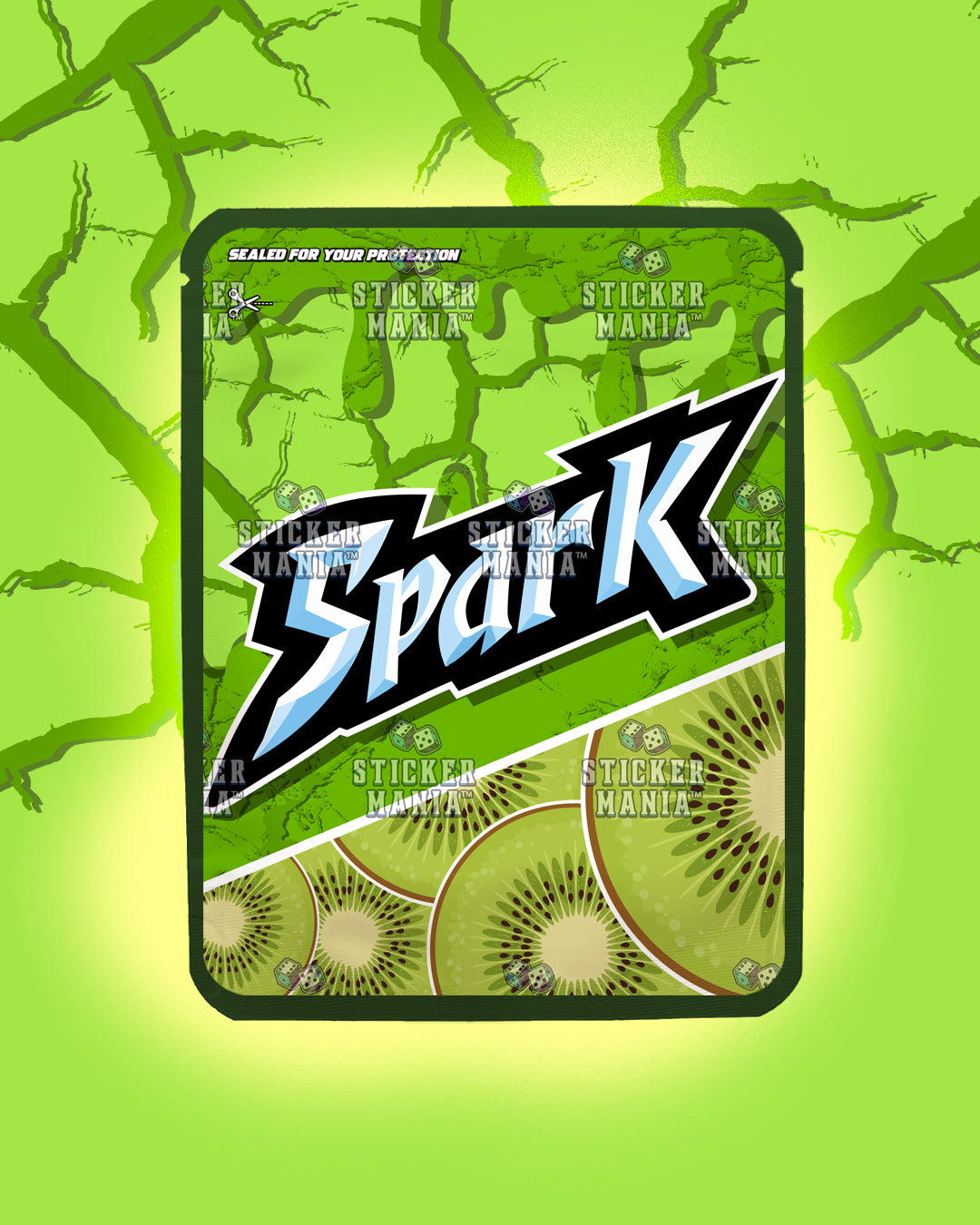 Spark Kiwi Coast | Pre-Made Sticker Bag | 3.5g