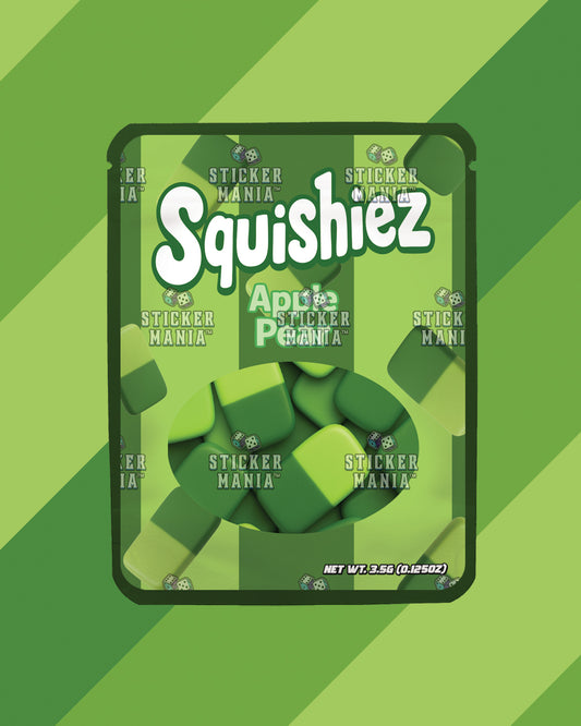Squishiez Apple Pear | Pre-Made Sticker Bag | 3.5g