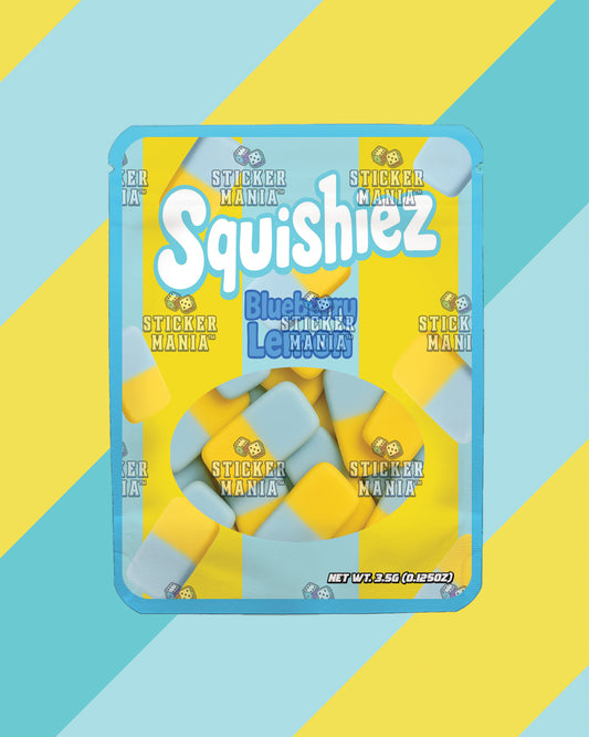 Squishiez Blueberry Lemon | Pre-Made Sticker Bag | 3.5g
