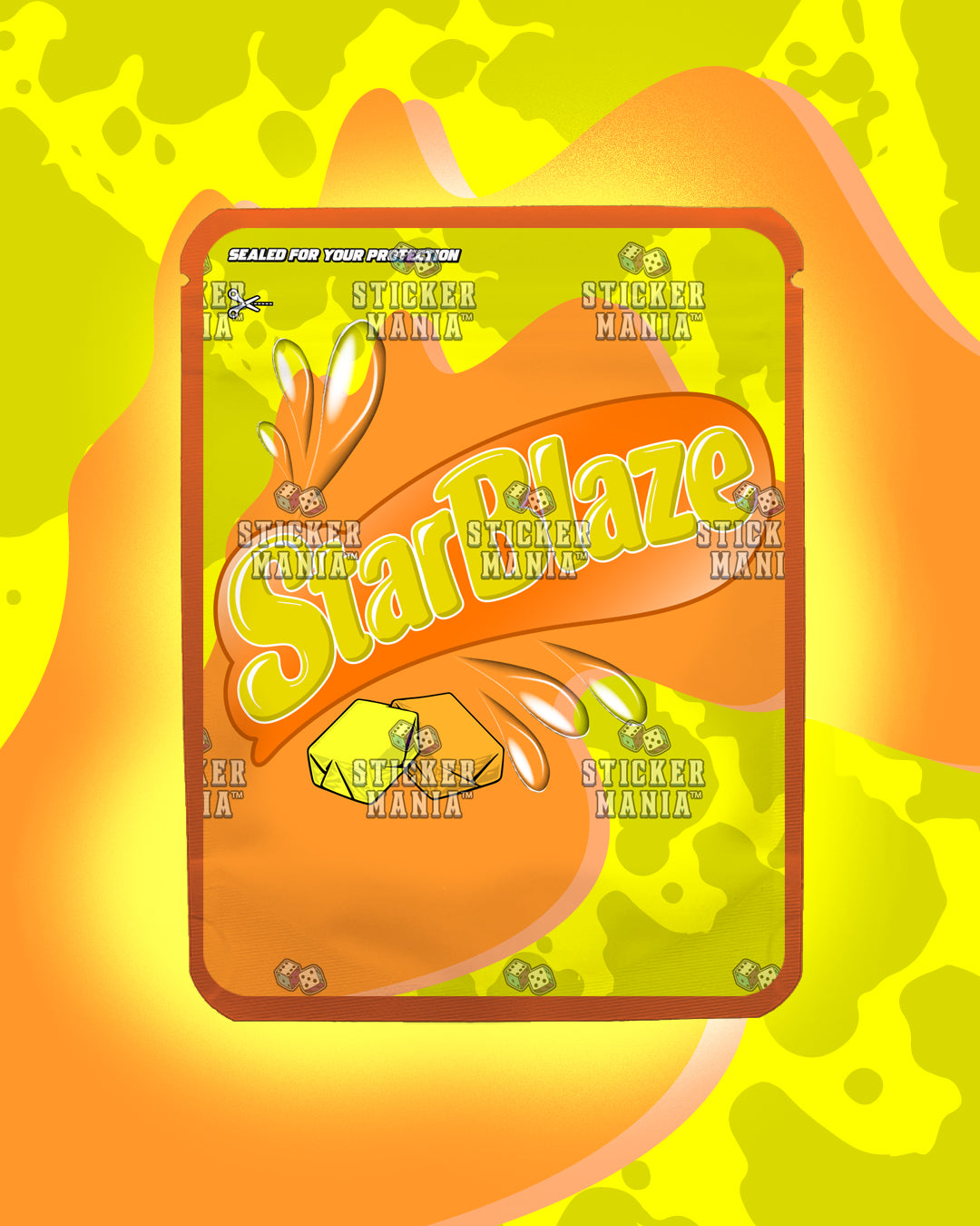 Starblaze Island Wave | Pre-Made Sticker Bag | 3.5g
