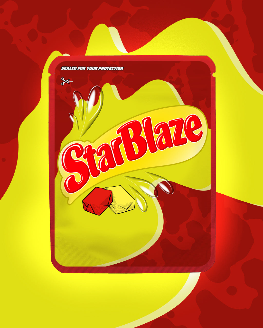 Starblaze Lemon Cherry | Pre-Made Sticker Bag | 3.5g