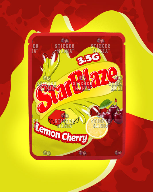 Starblaze Lemon Cherry | Pre-Made Sticker Bag | 3.5g